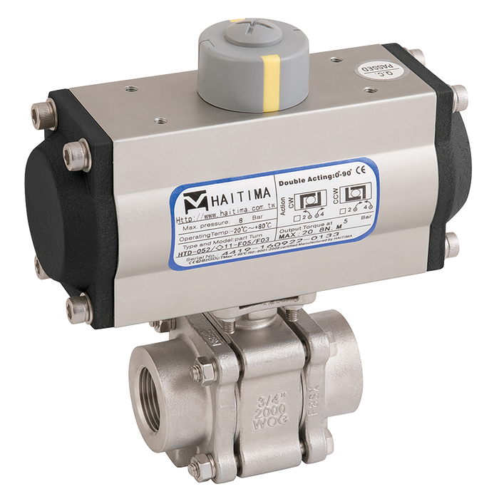 1" Bsp Ss 3Pc Fsas Bv F/W Haitima Da Act
