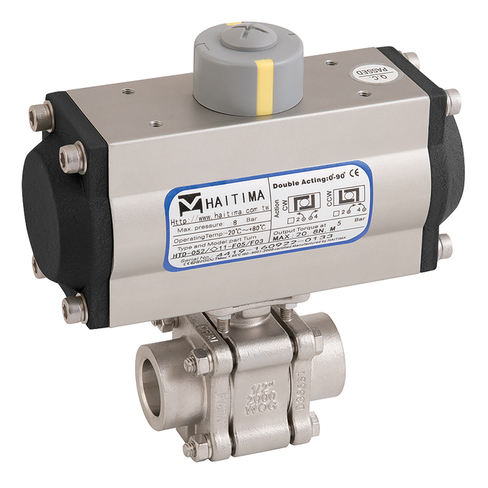 3/4" Nbsw Ss 3Pc Fsas Bv Haitima Da Act
