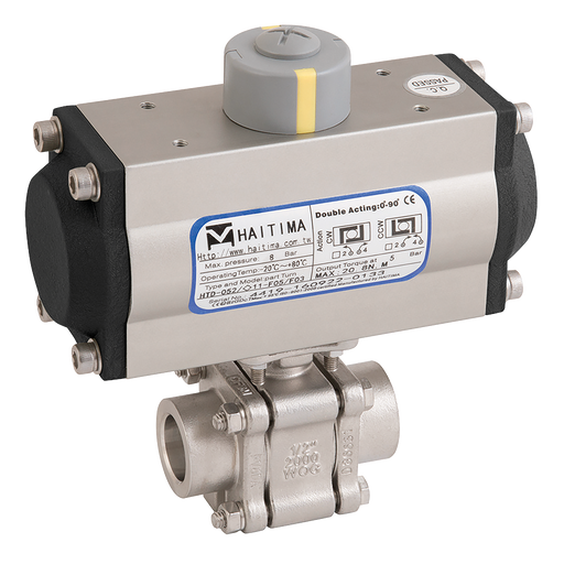 1.1/2" Nbsw Ss 3Pc Fsas Bv Haitim Da Act