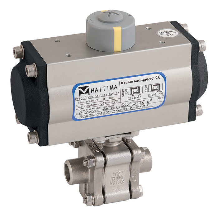 1/2" Nbbw Ss 3Pc Fsas Bv Haitima Sa Act
