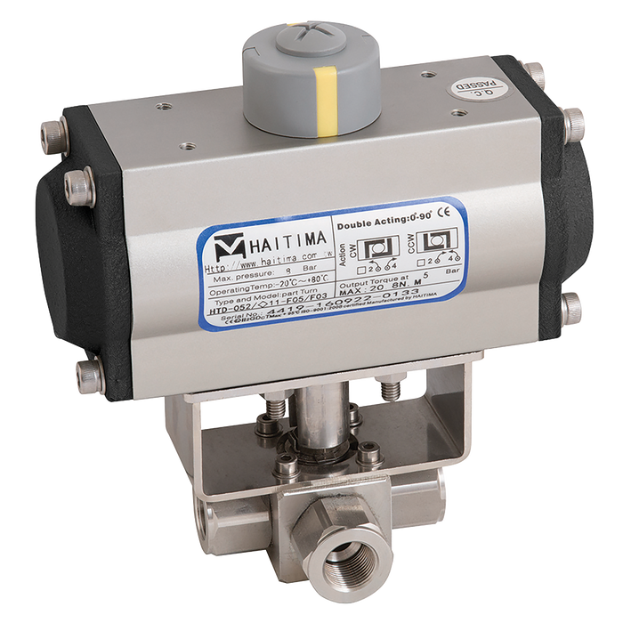 1/4" Bsp Ss 6K 3Wl Bv F/W Hait Da Act