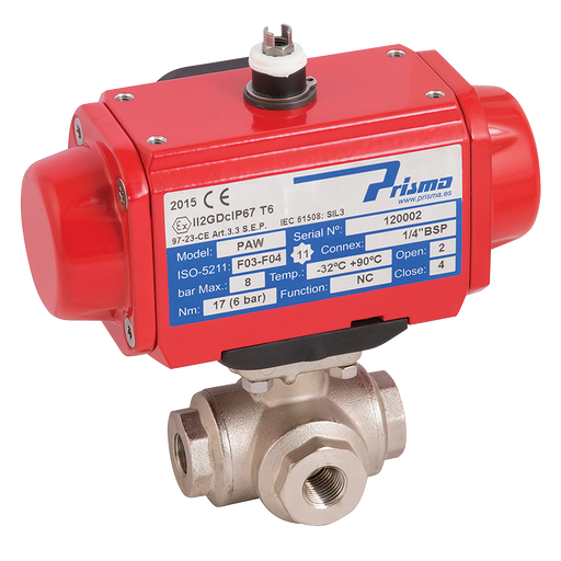 2" Bsp Brs 3Wl Bv F/W Prisma Sa Act