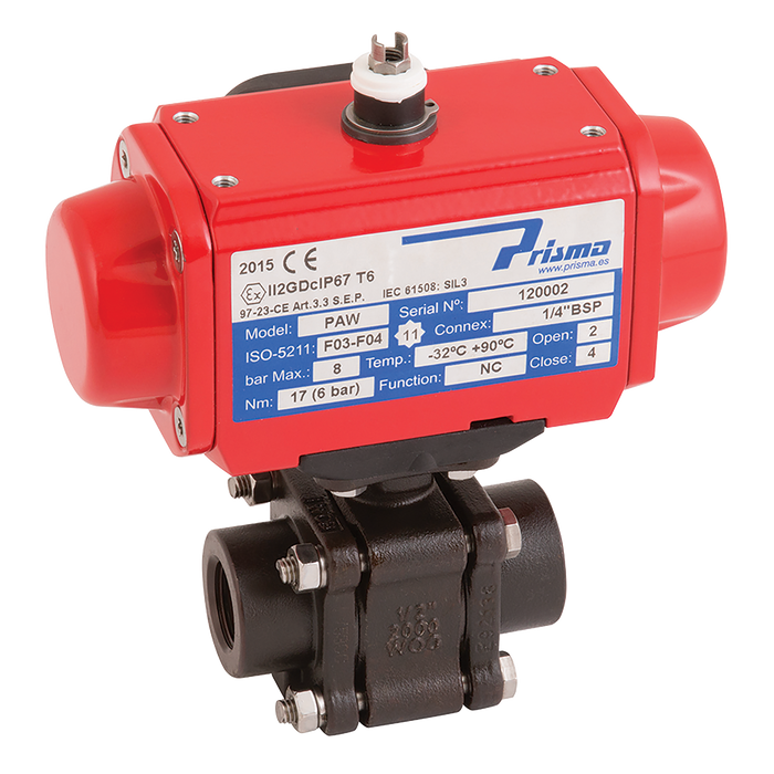 1.1/2" Bsp Cs 3Pc Fsas Bv Prisma Sa Act