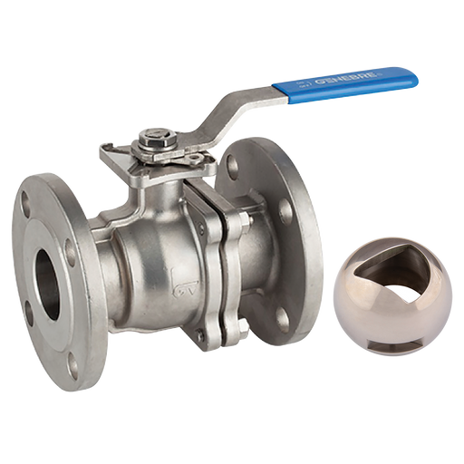 2.1/2" Asa150 Fl Ss 30O Vport Dm Bv Lvr