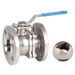 1.1/2" Pn16 Fl Ss 30O Vport Dm Bv Lvr