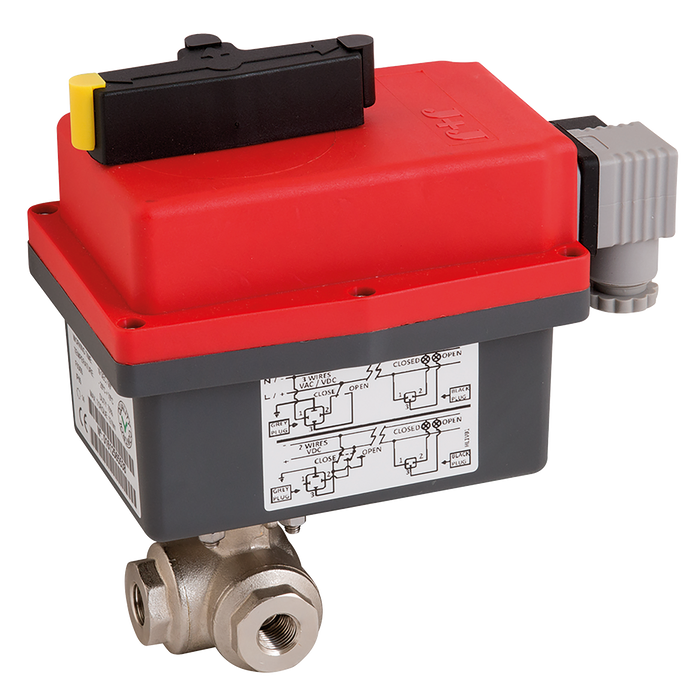 "3/8"" Bsp Brs 3Wl Bv F/W J2L10 Lv Act"