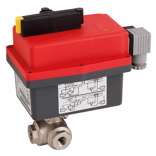 "1/4"" Bsp Brs 3Wl Bv F/W J2L10 Lv Act"