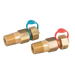 "1/4"" Bsp Brass Test Point - Blue"