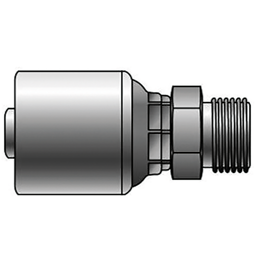 3/8" Bsp Male X 3/8" Hose Tail 1 Piece