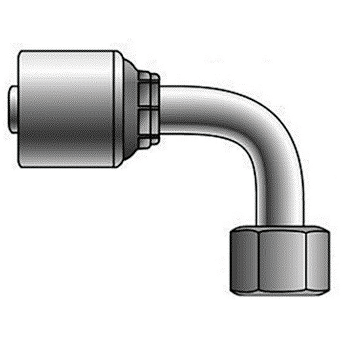 3/8" Bsp Female Elbow X 3/8" Hose Tail 1 Piece