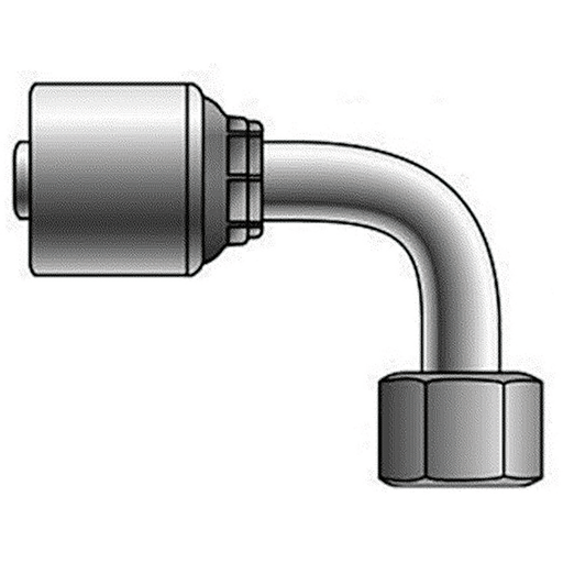 1/2" Bsp Female Elbow X 1/2" Hose Tail 1 Piece
