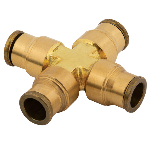 Misting Push In Fitting Equal Cross 3/8"