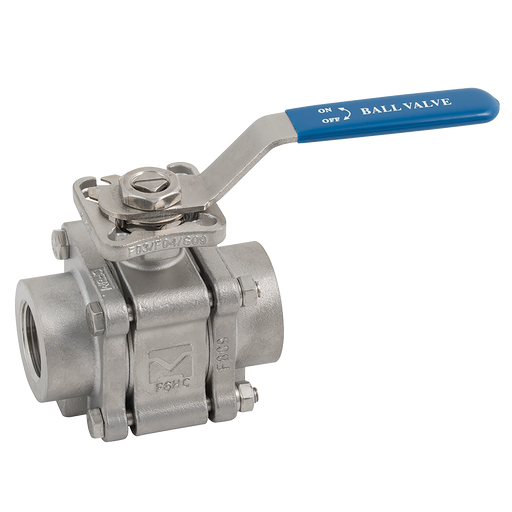 1" Bsp Fsas S/S 3Pc Fbbv D/Mnt 2000Psi