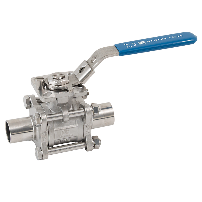 3" Odbw S/S 3Pc Cavity Filled D/Mnt B/V