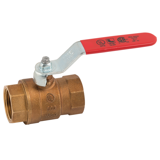 3/8" Npt Brass Ball Valve Std Flow