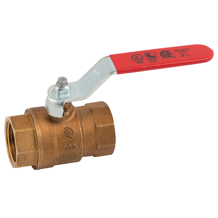 3/8" Npt Brass Ball Valve Std Flow