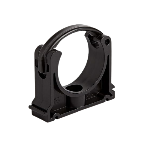 Industrial Pipe Clip Black PP | Tube O.D 50(mm) | Type C | ITM-96241050
