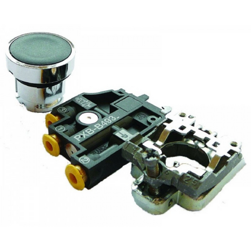 Parker  Push Button & Valve Spring Return |  4mm Push In | Black 1 N/C Valve | Flow 240 L/min | PXB-B4131BA2 - FluidAirFittings