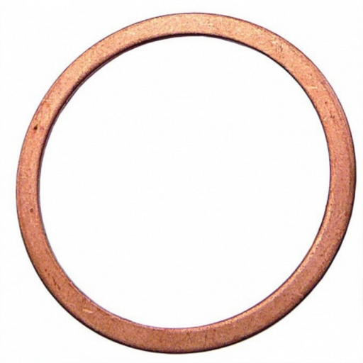 Metric Flat Copper Washer | M8 Metric | 11mm O/D | 8mm I/D | 0.9mm Thickness | CWM8 - FluidAirFittings