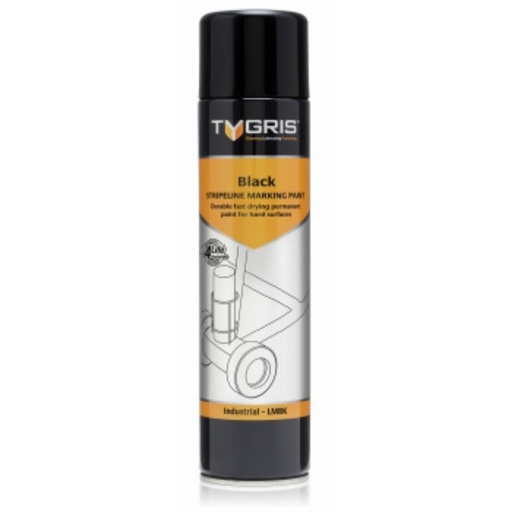 Tygris Stripeline Marking Paints | Black | 750ml Size | LMBK - FluidAirFittings