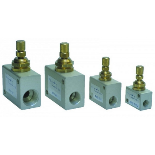 Aignep Flow Control Valves Bi-Directional | M5 Thread | 8860-M5 - FluidAirFittings