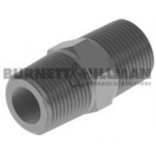 Burnett Hillman Adaptor | 1/8" BSPT Male | 1/8" NPTF Male | BUH-10016 - FluidAirFittings