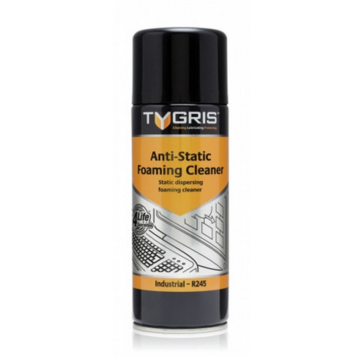 Tygris Anti-Static Foaming Aerosol Cleaner | 400ml Size | R245 - FluidAirFittings