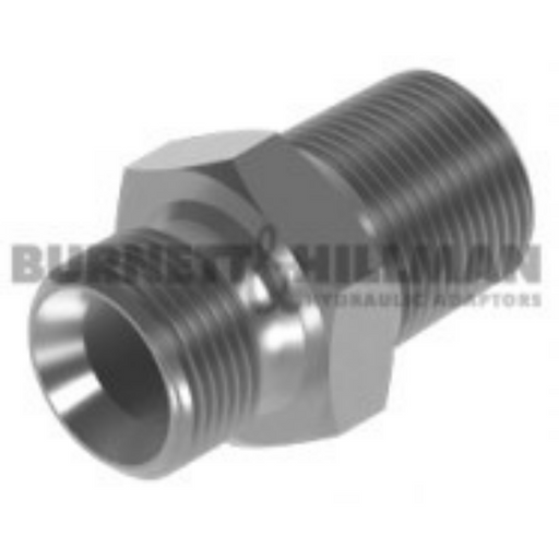Burnett Hillman Adaptor | 1/8" BSPT Male | 1/8" BSPP Male | BUH-00301 - FluidAirFittings