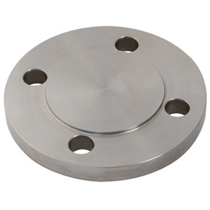 Stainless Steel Blind 4 Hole Flange |  1" (25mm) Nominal Size | M12 Diameter | 55mm Length of Bolt | SSBLFLA16