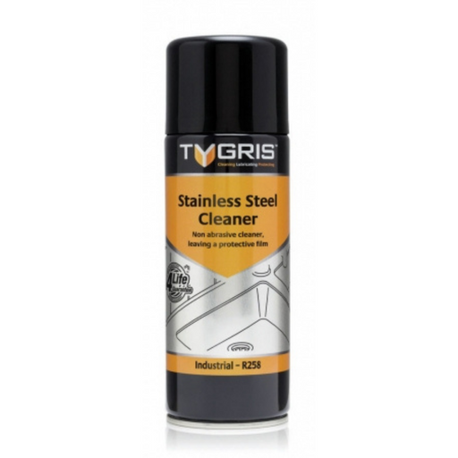 Tygris Stainless Steel Aerosol Cleaner | 400ml Size | R258 - FluidAirFittings