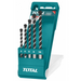 TOTAL 5 Piece Masonry Drill Bits Set | Size 5 x 85mm to 10 x 120mm | TACSD5051 - FluidAirFittings