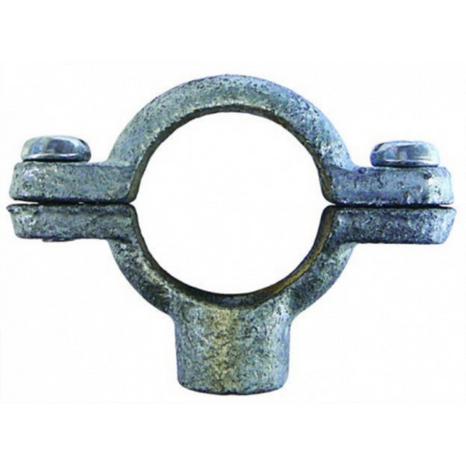 Malleable Pipe Fittings Single M10 Tapping Pipe Ring Galvanised | Nominal Bore 1/4" (8mm) | GSTP04 - FluidAirFittings