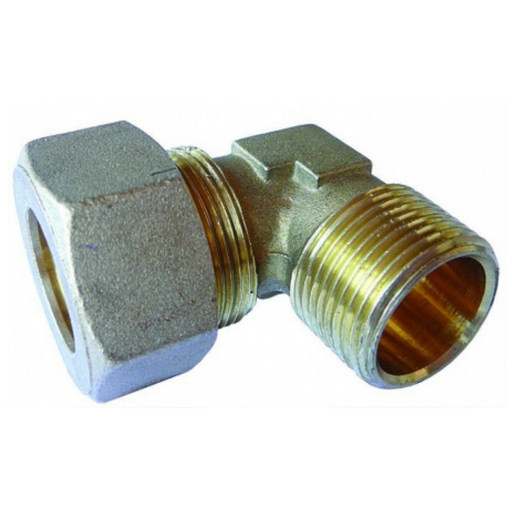 Aignep Male Stud Elbow | 4mm Tube O/D | 1/8" BSPT Male | WCML04/02 - FluidAirFittings