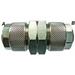 Aignep Bulk Head Connector | 10-8 Tube O/D & I/D A | 10-8 Tube O/D & I/D B | M14 X 1.0 Metric Male | QBH10/10 - FluidAirFittings