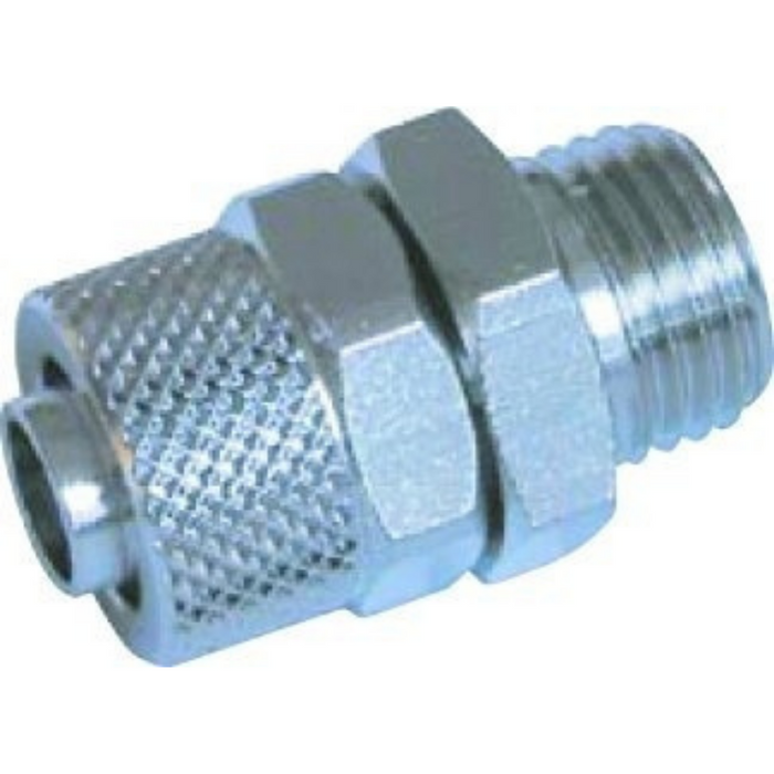Aignep Male Stud | Metric M5 | 4-2.7mm Tube O/D - I/D | QMSP04/M5 - FluidAirFittings