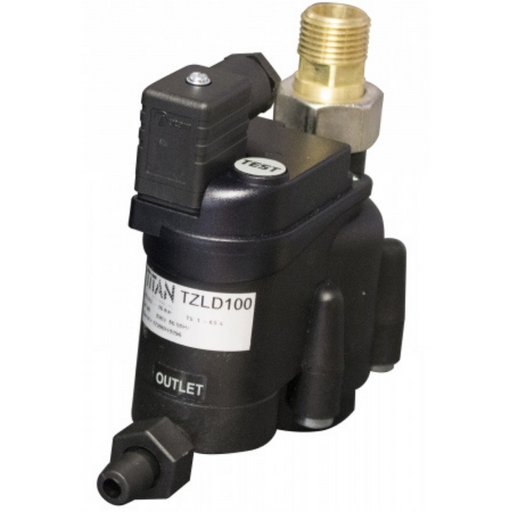 Titan Zero Loss Electric Drain | 106cfm Capacity | G1/2" Thread | 230v Voltage | TZLD100 - FluidAirFittings