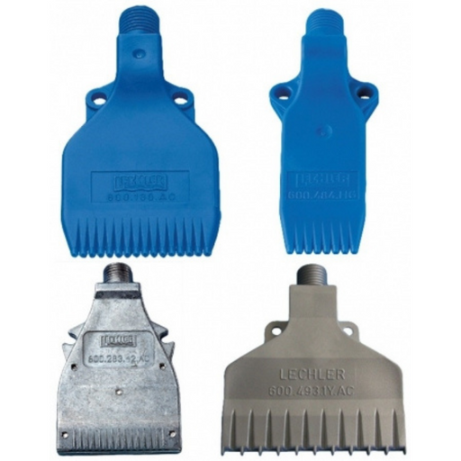 Multi Channel Flat Fan Nozzle | Acetal Material | 1/4" BSPP | Broad | 60013056AC - FluidAirFittings