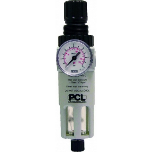 PCL Filter Regulators | 1/4" Port Thread BSPP | 10 Filtration Micron | ATC6 - FluidAirFittings