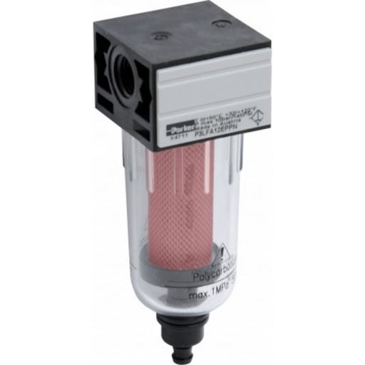 Parker P3L Lite Coalescing Filter | 1/4" Port | Manual Drain | P3LFA12CPPN - FluidAirFittings