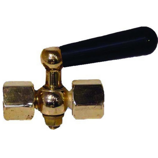 Brass Gauge Cocks | Female/Female | 1/4" BSPP | ACC00005 - FluidAirFittings