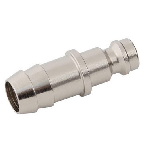 Rectus Nickel Plated 21KA Series Adaptor Hosetail Interchanges with Rectus 90, Camozzi, EWO and Kani. | Hosetail (4mm i.d Hose) | 21SFTF04MXN - FluidAirFittings
