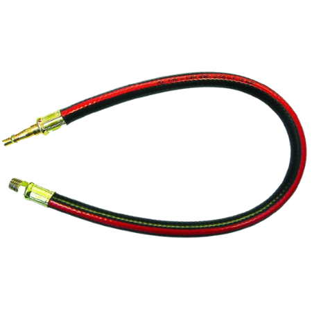 Air Tool Whip Hose | Standard Adaptor 3/8" BSPT Male | Hose I/D 10mm x Length 0.6m(2ft) | HA2109