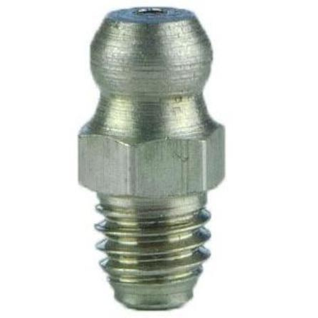 GROZ Grease Nipple Straight Stainless Steel 304 | 1/4" NPT | SSGN04N