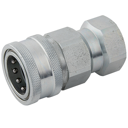 Parker ISO A 6600 Series Hydraulic Couplings | 1/4" | 6603-4-4