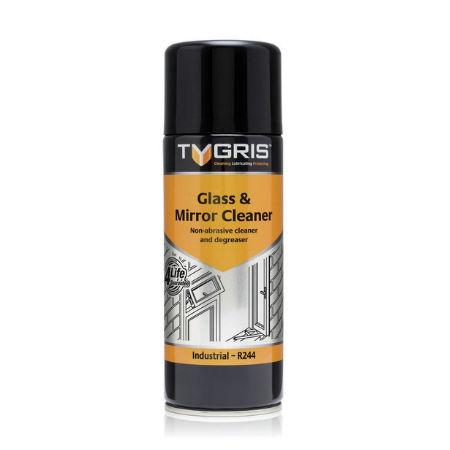 Tygris Glass & Mirror Aerosol Cleaner | 400ml Size | R244