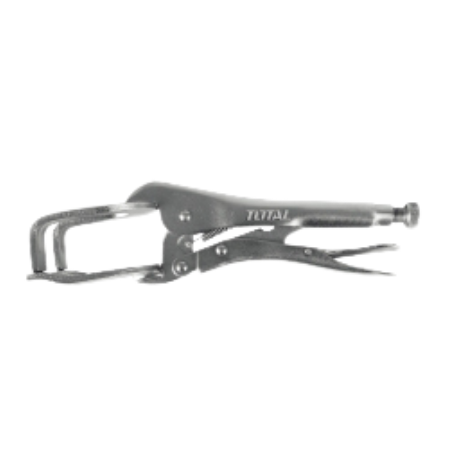 TOTAL Industrial -  Bent Nose Pliers | 10" Welding Pliers | THT24616