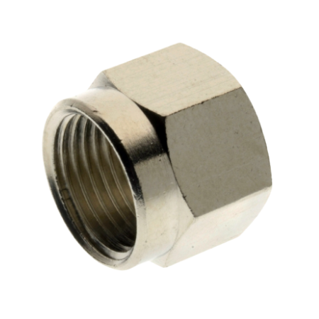 Aignep Nickel Plated Metric Tube Nut | 14mm Tube O/D | 968014