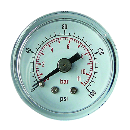 Gauges 50mm 1/4'' BSPT Male Back Connection| 0-14 Pressure Range (bar) | 0-200 Pressure Range (psi) | GC5014/04