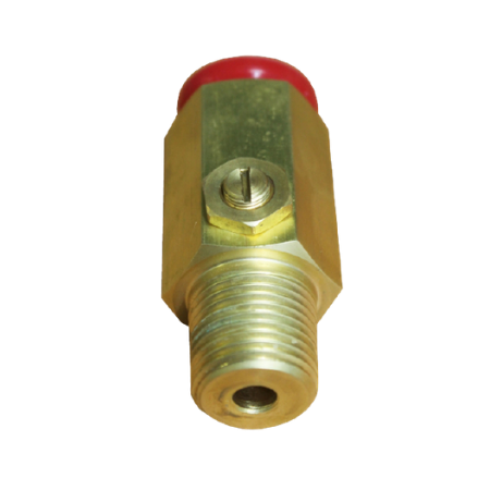 Brass Adjustable Pressure Gauge Snubbers | 1/4" BSPT M x 1/4" BSPT F | PSG1802