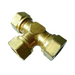 Wade Equivalent Brass Metric Equal Tee 12mm Tube O/D MT112 - FluidAirFittings